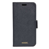 iPhone 8 / 7 / 6s / 6 dbramante1928 Mode New York Ægte Læder Cover m. Pung - Night Black