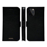 dbramante1928 Mode New York iPhone 12 Pro Max Magnetisk Læder Cover m. Kortholder - Night Black