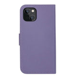 iPhone 13 Mini dbramante1928 New York Magnetisk Ægte Læder Flip Cover m. Pung - Daybreak Purple