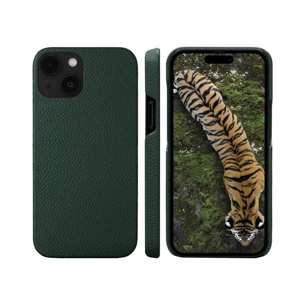 iPhone 15 Plus - dbramante1928 New York 2-i-1 Ægte Læder Flip Cover - Evergreen