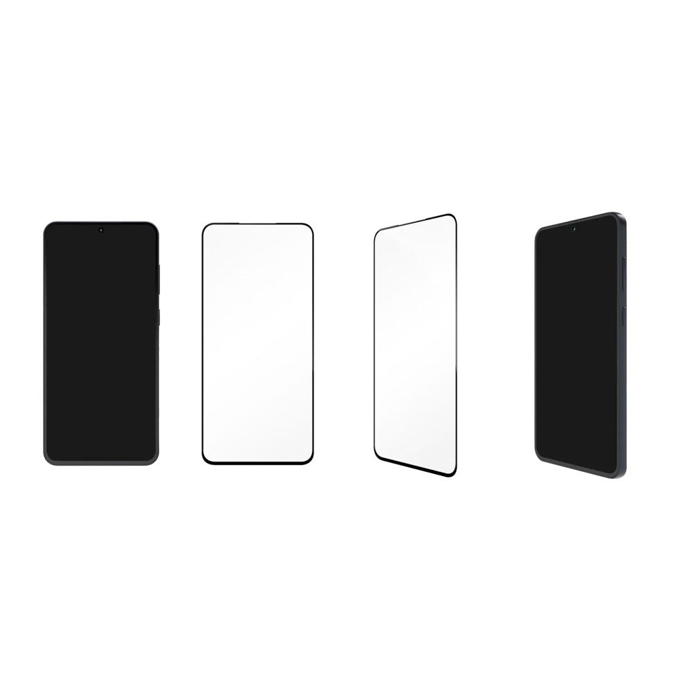 dbramante1928 Samsung Galaxy A57 Eco-Shield Skærmfilm - Gennemsigtig / Sort Kant