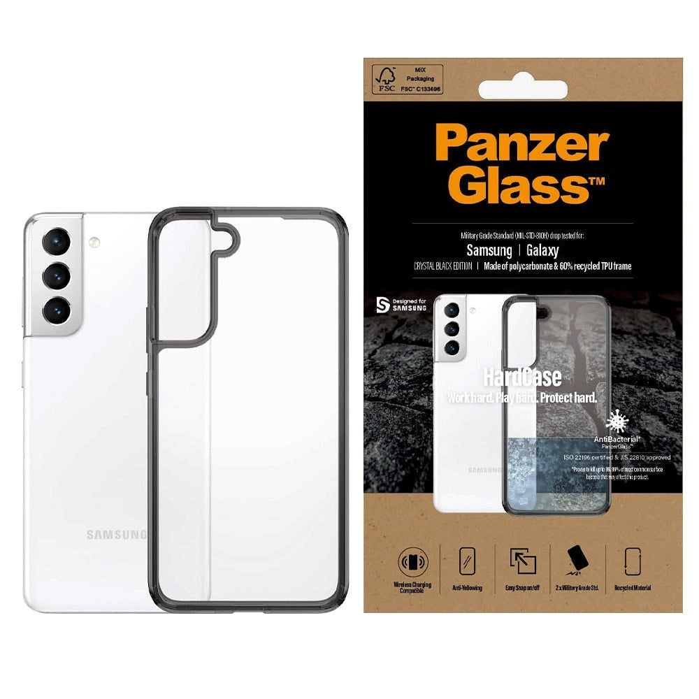 Samsung Galaxy S22+ (Plus) PanzerGlass HardCase Antibakteriel Case - Sort