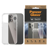 iPhone 14 Pro Bagside Cover PanzerGlass HardCase Antibakteriel - Gennemsigtig