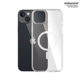 iPhone 14 Plus Bagside Cover PanzerGlass HardCase Antibakteriel - MagSafe Kompatibel - Gennemsigtig