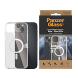 iPhone 14 Plus Bagside Cover PanzerGlass HardCase Antibakteriel - MagSafe Kompatibel - Gennemsigtig