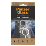 iPhone 14 Plus Bagside Cover PanzerGlass HardCase Antibakteriel - MagSafe Kompatibel - Gennemsigtig