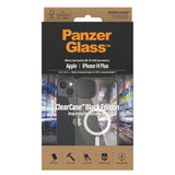 iPhone 14 Plus Bagside Cover PanzerGlass AntiBakteriel ClearCase - MagSafe Kompatibel - Sort Kant