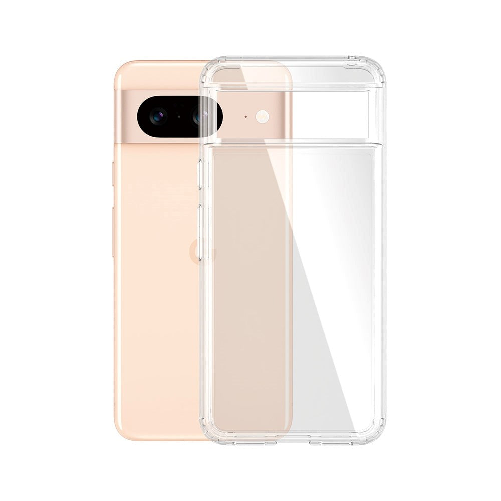 Google Pixel 8 Bagside Cover PanzerGlass HardCase Antibakteriel - Gennemsigtig