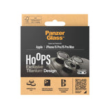 iPhone 15 Pro / 15 Pro Max PanzerGlass Hoops - Beskyttelse til Kamera - Platinum Strength - Natural Titanium