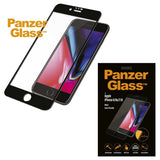 iPhone 6/6s/7/8/SE (2020/2022)/7/8 PanzerGlass Edge-To-Edge Skærmbeskyttelse - Case Friendly - Sort