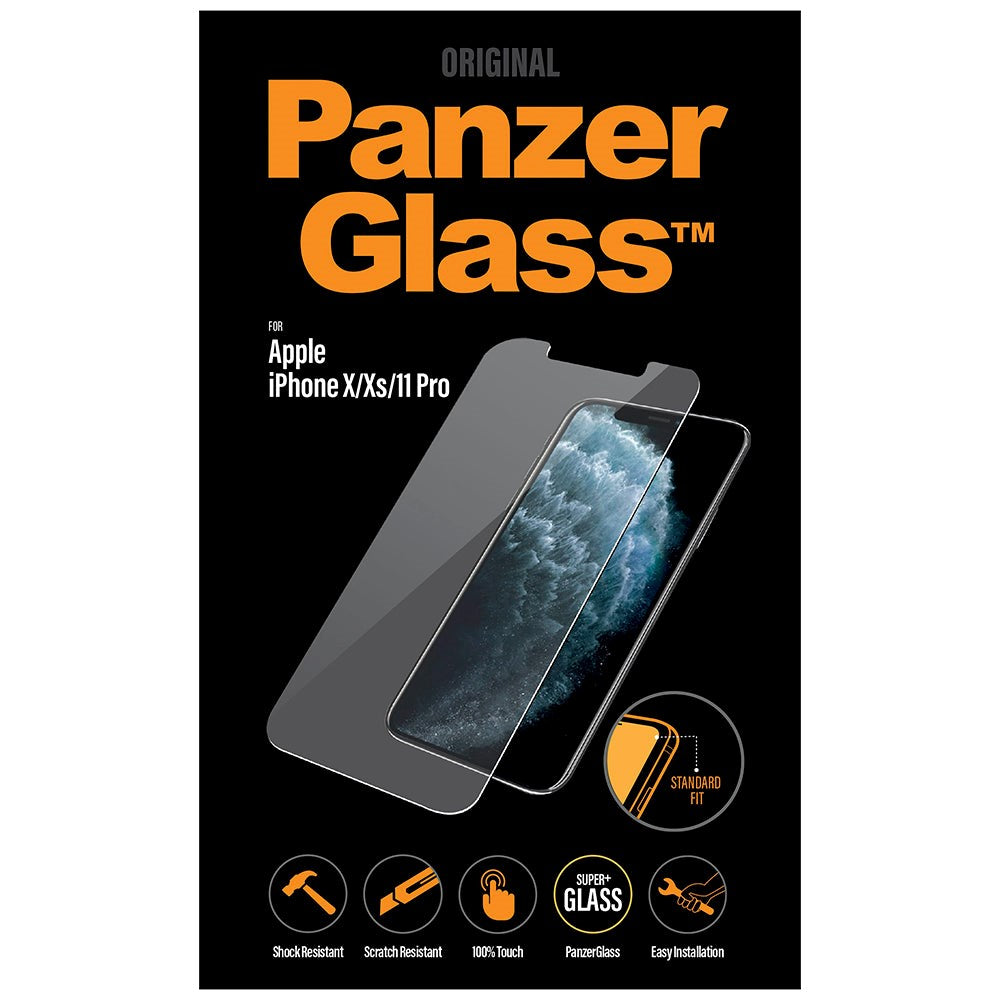 iPhone 11 Pro / Xs / X PanzerGlass Standard Fit Skærmbeskyttelse - Gennemsigtig