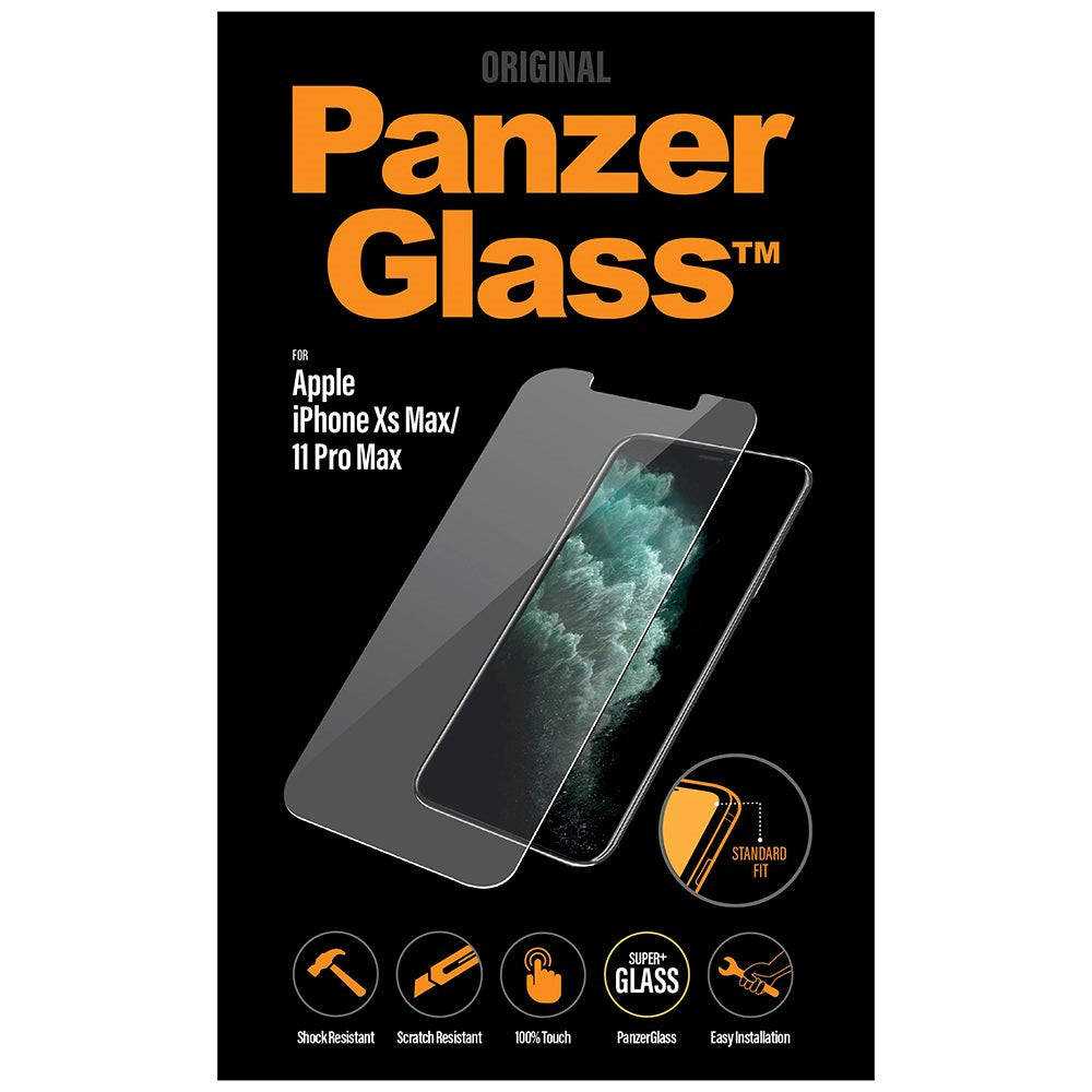 iPhone 11 Pro Max / Xs Max PanzerGlass Standard Fit Skærmbeskyttelse - Gennemsigtig