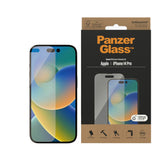 iPhone 14 Pro PanzerGlass AntiBacterial Classic Fit Skærmbeskyttelsesglas - Platinum Strength - Gennemsigtig