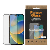 iPhone 14 Pro PanzerGlass AntiBacterial Ultra Wide Fit Skærmbeskyttelsesglas - Diamond Strength - Gennemsigtig