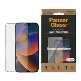 iPhone 14 Pro Max PanzerGlass AntiBacterial Ultra Wide Fit Skærmbeskyttelsesglas - Diamond Strength - Gennemsigtig