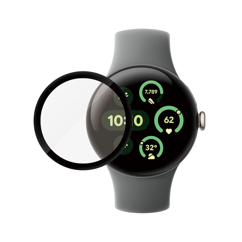 Google Pixel Watch 3 (41mm) PanzerGlass Hærdet Glas Skærmbeskyttelse - Gennemsigtig