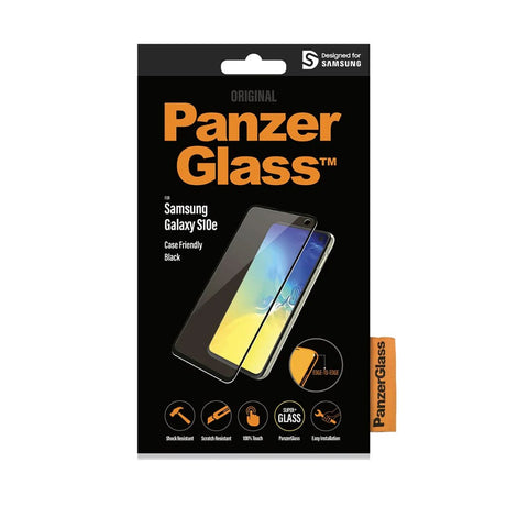 Samsung Galaxy S10e PanzerGlass Edge-To-Edge Skærmbeskyttelse - Sort