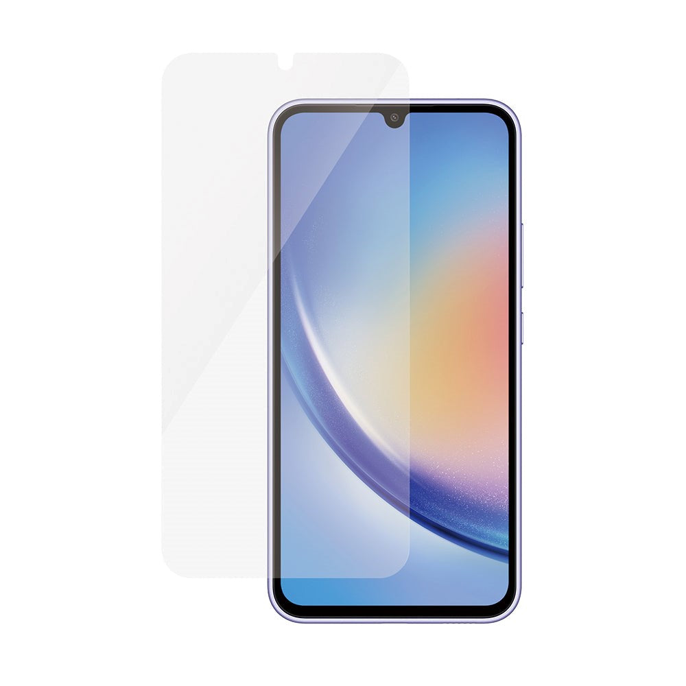 Samsung Galaxy A34 (5G) PanzerGlass Ultra Wide Fit Skærmbeskyttelsesglas - Platinum Strength - Gennemsigtig