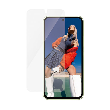 Samsung Galaxy A55 (5G) PanzerGlass Ultra Wide Fit Re:fresh Beskyttelsesglas m. EasyAligner - Platinum Strength - Gennemsigtig