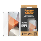 Xiaomi Redmi Note 13 Pro+ (Plus) PanzerGlass Ultra Wide Fit Skærmbeskyttelsesglas - Platinum Strength - Sort Kant