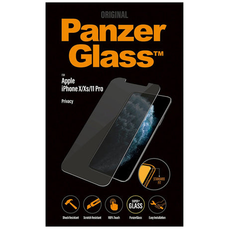 iPhone 11 Pro / Xs / iPhone X PanzerGlass Standard Fit Skærmbeskyttelse - Privacy