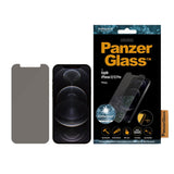 PanzerGlass iPhone 12 / 12 Pro AntiBacterial Standard Fit Skærmbeskyttelse - Privacy Glass - Gennemsigtig