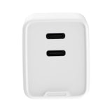 Xceed 45W GaN Multifunktionel Vægoplader - 2 x USB-C - Hvid