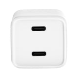 Xceed 65W GaN Multifunktionel Vægoplader - 2 x USB-C - Hvid