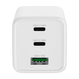 Xceed 100W GaN Multifunktionel Vægoplader - 2 x USB-C - 1 x USB-A - Hvid