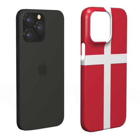 EIDERWOOD iPhone 12 Pro Hård Plastik Bagside Cover - Danmarks Flag