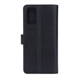 RadiCover Samsung Galaxy S20 - Vegansk Læder Flip Cover - 86% Strålingsbeskyttelse - Sort