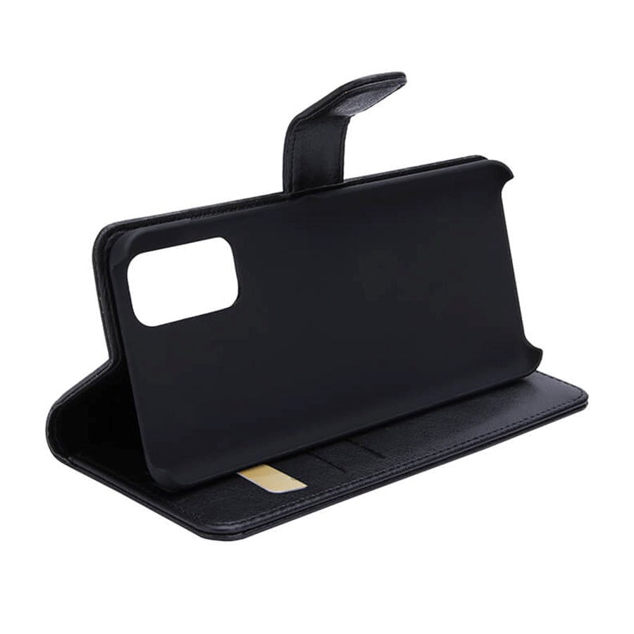RadiCover Samsung Galaxy S20 - Vegansk Læder Flip Cover - 86% Strålingsbeskyttelse - Sort