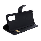 RadiCover Samsung Galaxy S20 - Vegansk Læder Flip Cover - 86% Strålingsbeskyttelse - Sort