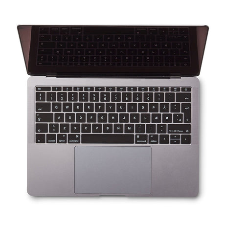 Philbert MacBook  (A1534 / A1708) Keyboard Cover m. Dansk Tastatur - Sort