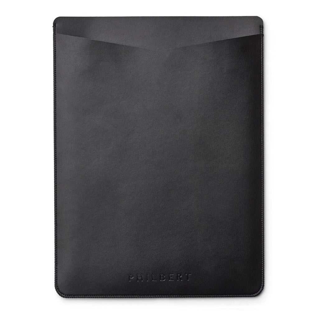 Philbert UltraSlim Vegansk Læder Sleeve m. Strop Til MacBook / Laptop 15