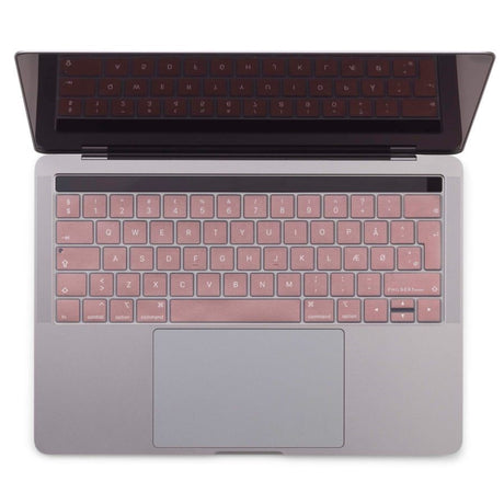 Philbert MacBook Pro Touch Bar 13" / 15" Keyboard Cover m. Dansk Layout - Pink