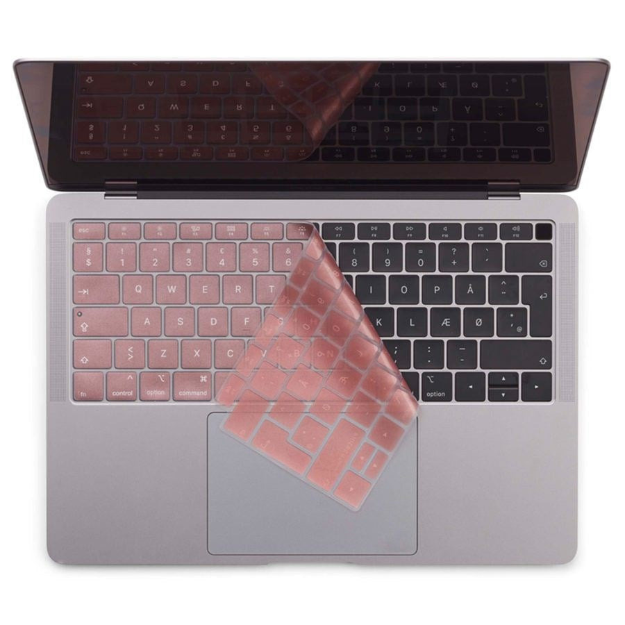 Philbert MacBook Air (A1932) Keyboard Cover m. Dansk Tastatur - Pink