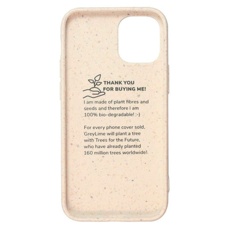 iPhone 12 Mini GreyLime 100% Biodegradable Cover - Beige