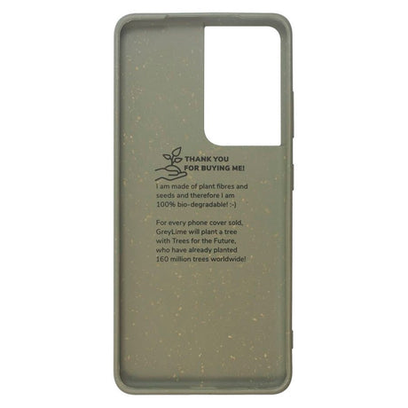 Samsung Galaxy S21 Ultra GreyLime 100% Biodegradable Cover - Grøn