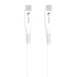 Lippa Kabel USB-C til USB-C 15W - 1m - Hvid