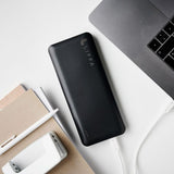 Lippa 65W Power Bank 26.800 mAh - 2 x USB-A - 1 x USB-C - Sort