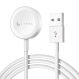 Lippa Apple Watch 5W Magnetisk Oplader - 1m. - Hvid