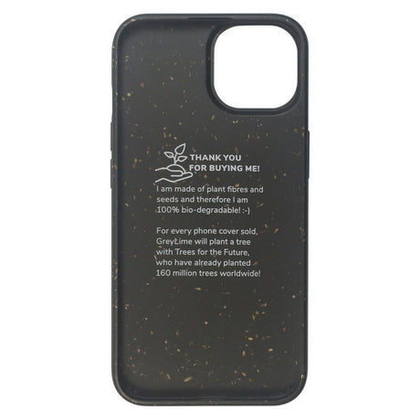 iPhone 14 GreyLime 100% Biodegradable Cover - Sort