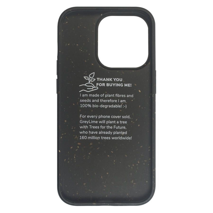 iPhone 14 Pro GreyLime 100% Biodegradable Cover - Sort