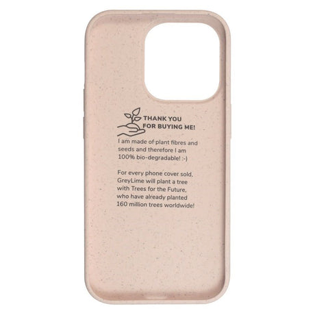 iPhone 14 Pro GreyLime 100% Biodegradable Cover - Pink