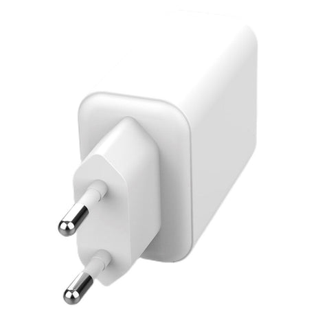 Lippa PD 65W Vægoplader GaN m. 1 x USB-C & 1 x USB-A - Hvid