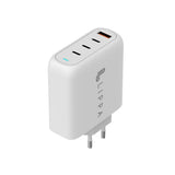 Lippa PD 100W Vægoplader GaN m. 3 x USB-C & 1 x USB-A - Hvid