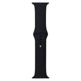 Apple Watch (42/44/SE/45/46/49mm) Lippa Silikone Rem - Sort
