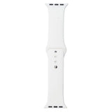 Apple Watch (42/44/SE/45/46/49mm) Lippa Silikone Rem - Hvid