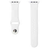 Apple Watch (42/44/SE/45/46/49mm) Lippa Silikone Rem - Hvid